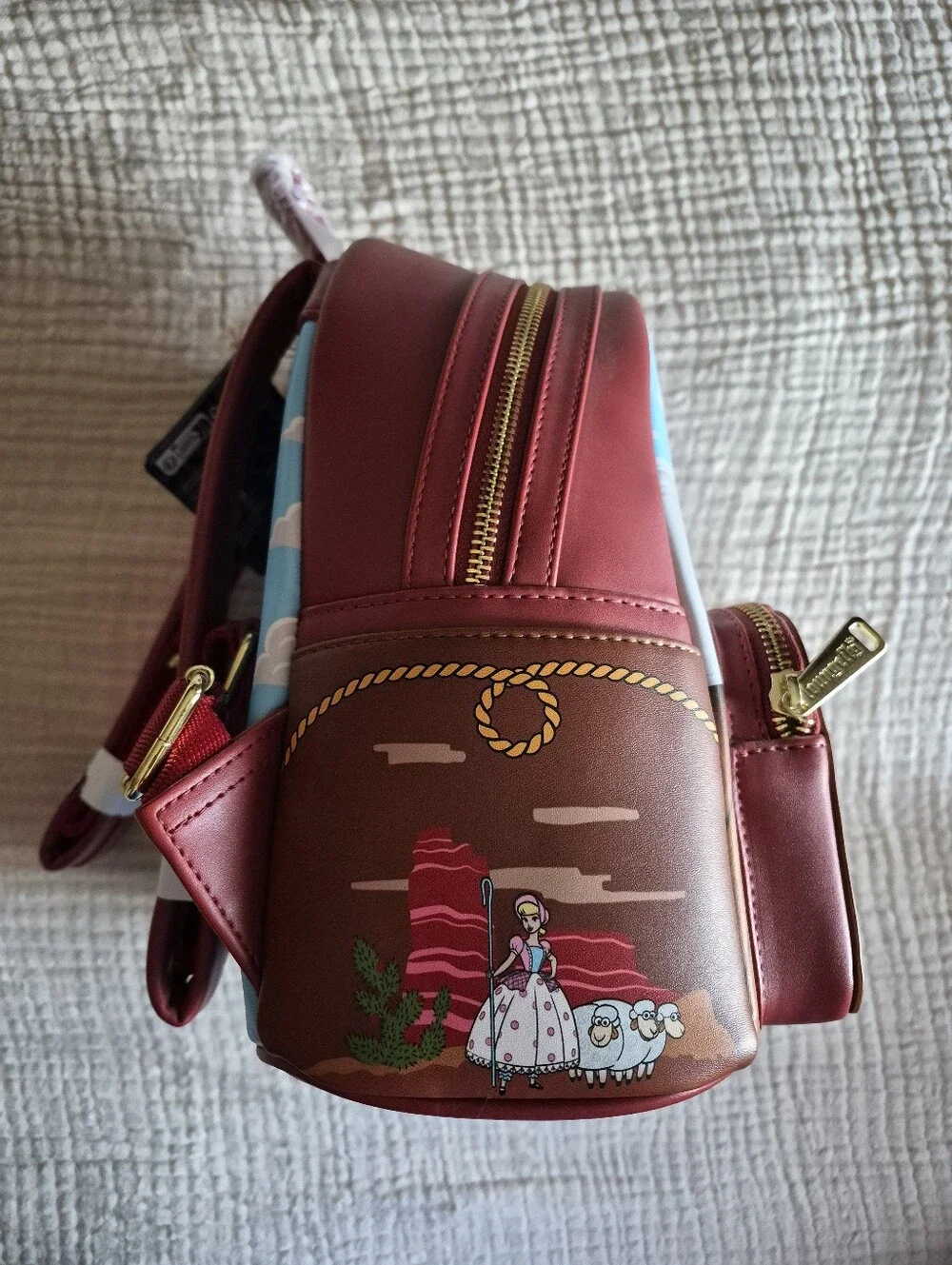 NWT Loungefly Toy Story Woody Round Up Backpack